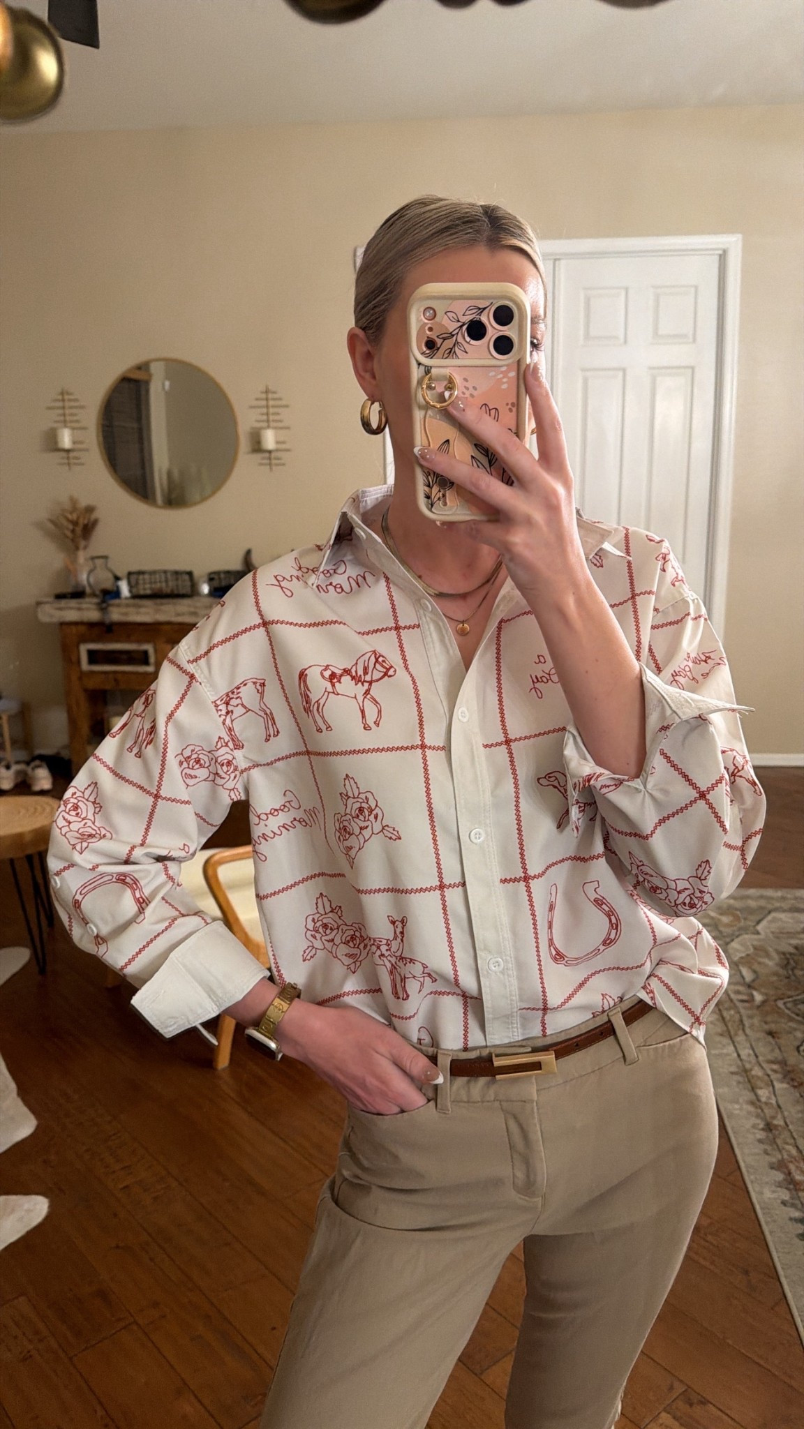 Rodeo Western Button Up Top 🐎

#LTKdayinmylife #LTKgrwm #LTKootd