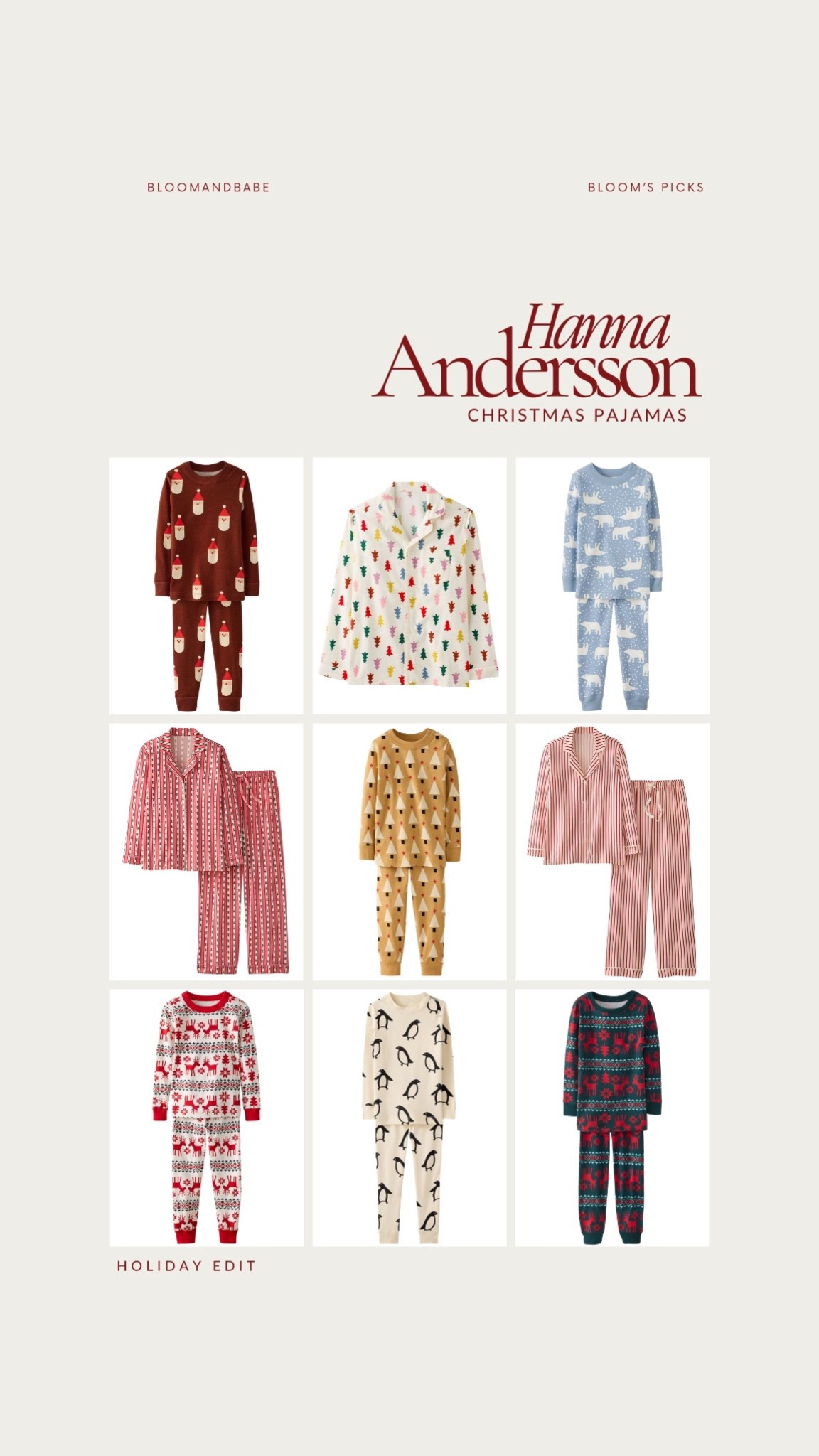 I’ve been loving these Hanna Andersson Christmas pajamas and they’re officially in my cart. They feel like a cozy holiday tradition waiting to happen.

#LTKSeasonal #LTKHoliday #LTKKids