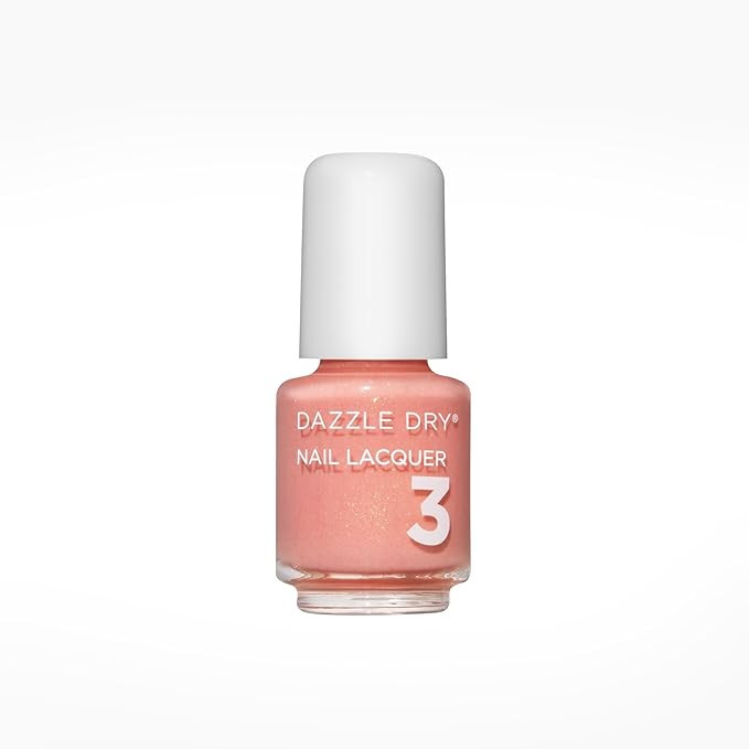 Dazzle Dry Nail Mini Lacquer (Step 3) - Sunset Glow - A semi-sheer peach with a subtle orange/gol... | Amazon (US)