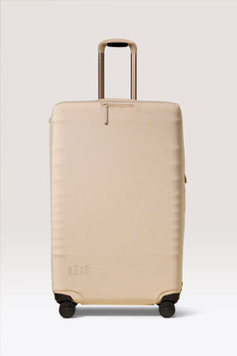The Large Check-In Luggage Cover in Beige | BEIS
