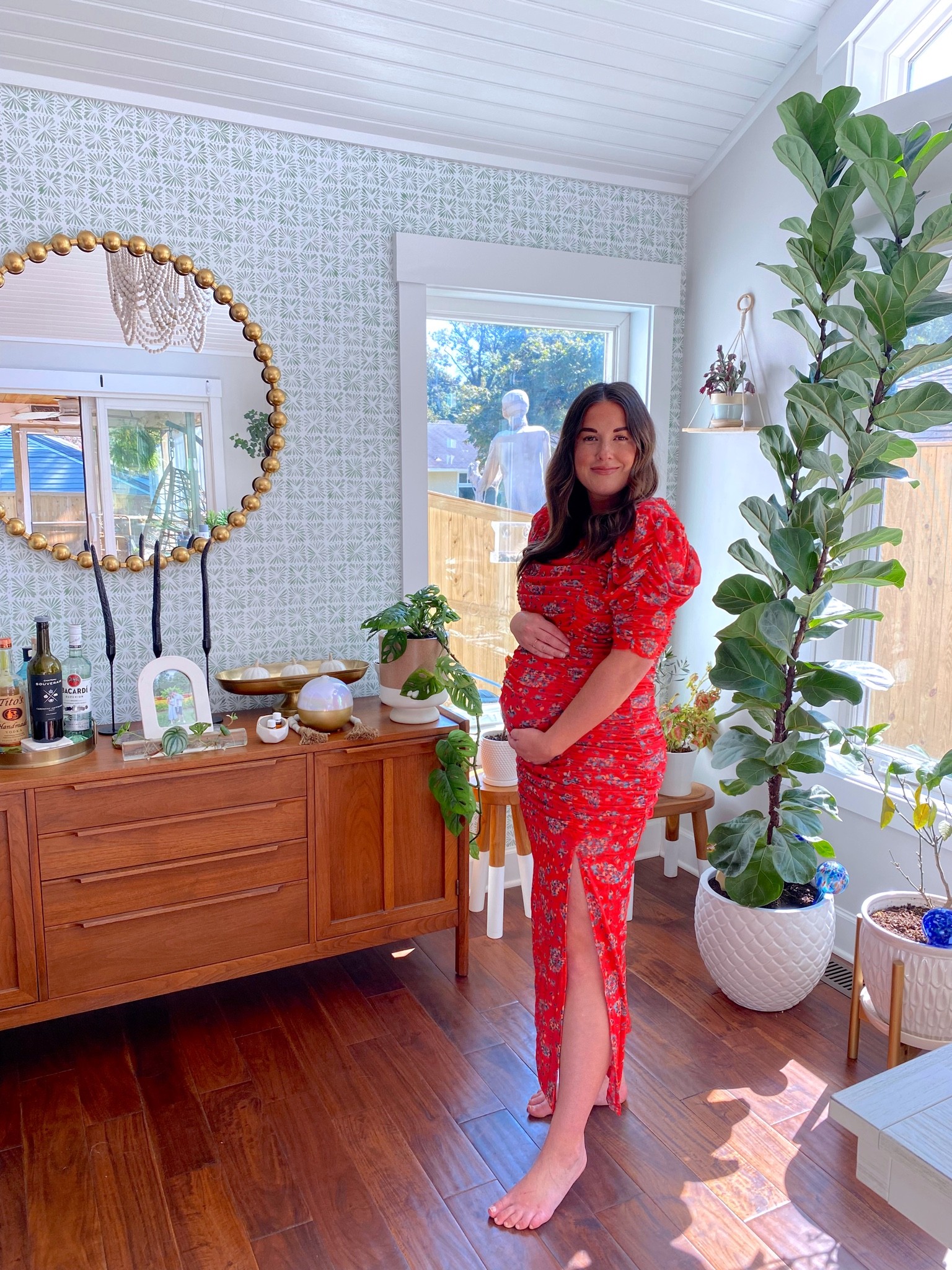 Sized up to a large with the bump! 

#LTKwedding #LTKbump #LTKstyletip