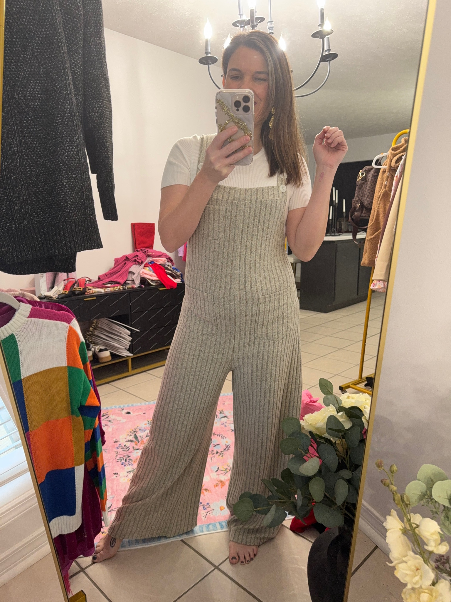 Obsessed with this ribbed Halara jumpsuit overall! I am 5’2 132 lb wearing a small! 

#LTKFindsUnder50 #LTKGiftGuide #LTKSaleAlert