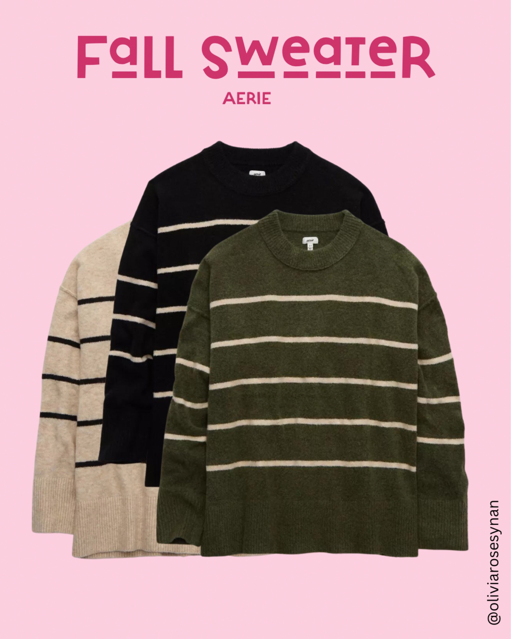These new sweaters from Aerie are going to be THE cozy sweater for fall and winter! It is normally $60 but right now it’s on sale for $41!

Green sweater, black sweater, beige sweater, neutral sweater, fall outfits, teacher outfits 

#LTKstyletip #LTKSale #LTKfindsunder50
