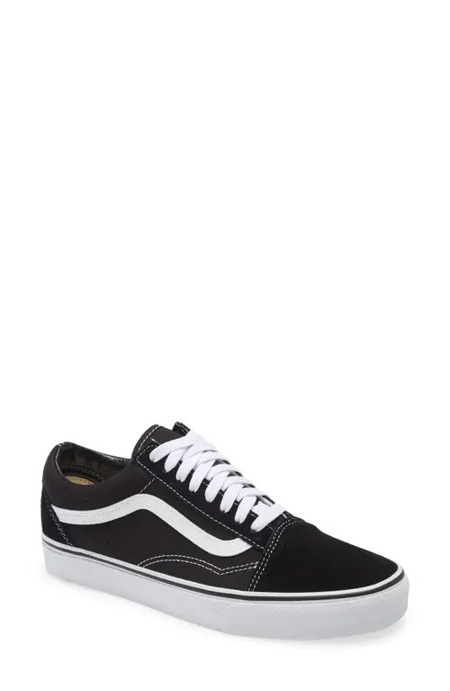 Vans Old Skool Sneaker in Black Whit at Nordstrom, Size 13.5 Women's | Nordstrom