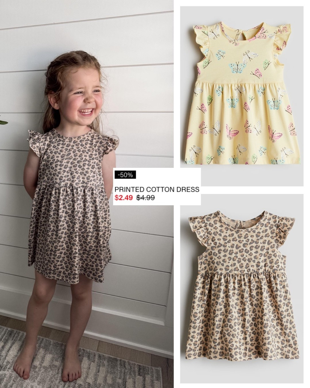 $2.50 dresses, toddler, baby, spring outfit, summer outfit, leopard print, ruffle dresses, H&M, deal, sale, spring sale, cute

#LTKSaleAlert #LTKBaby #LTKKids
