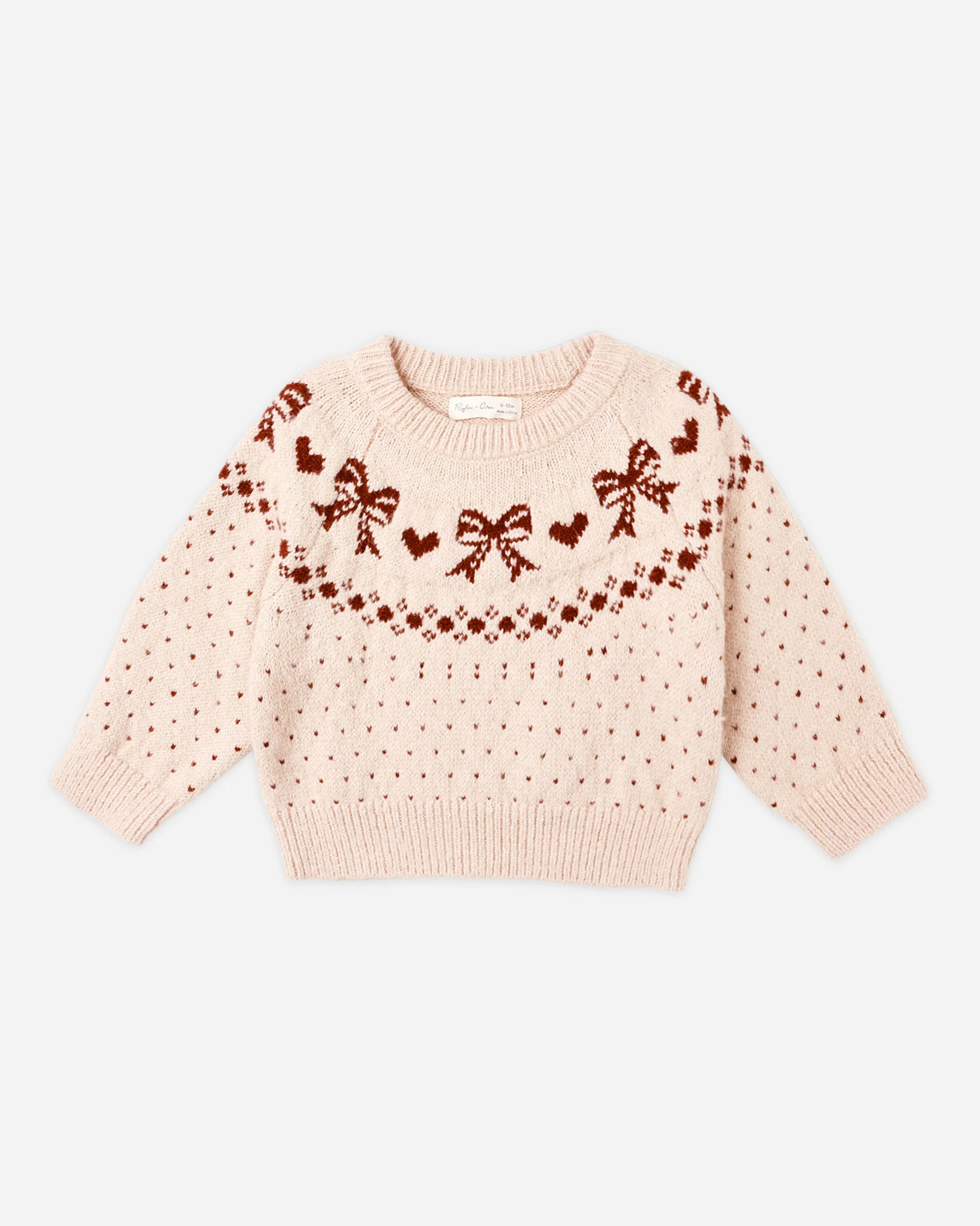 Fair Isle Sweater || Bows | Rylee + Cru