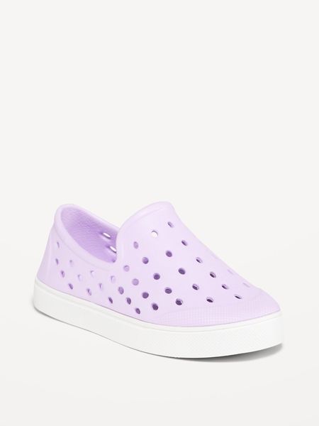 Perforated Slip-On Shoes for Toddler Girls (Partially Plant-Based) | Old Navy (US)