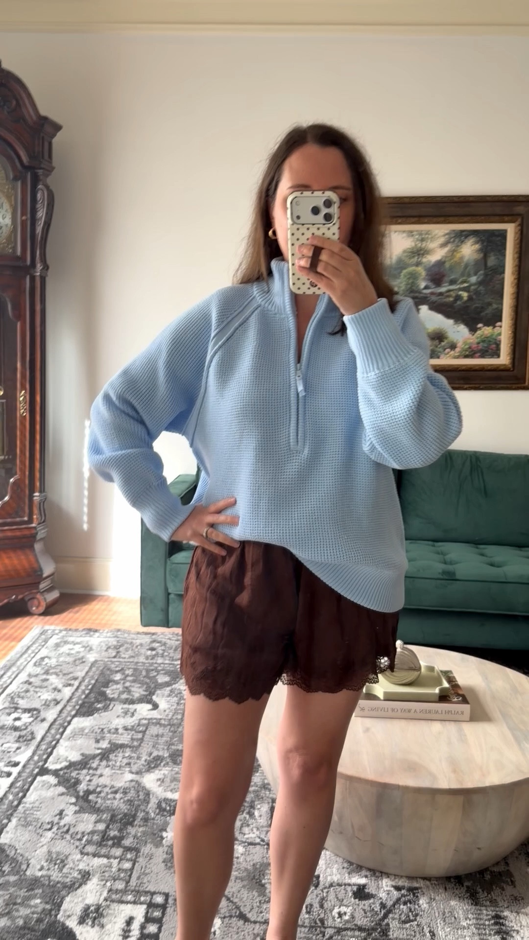 Aerie outfit! Wearing mediums

Casual outfit, lace shorts, summer sweater

#LTKootd #LTKSeasonal #LTKSaleAlert