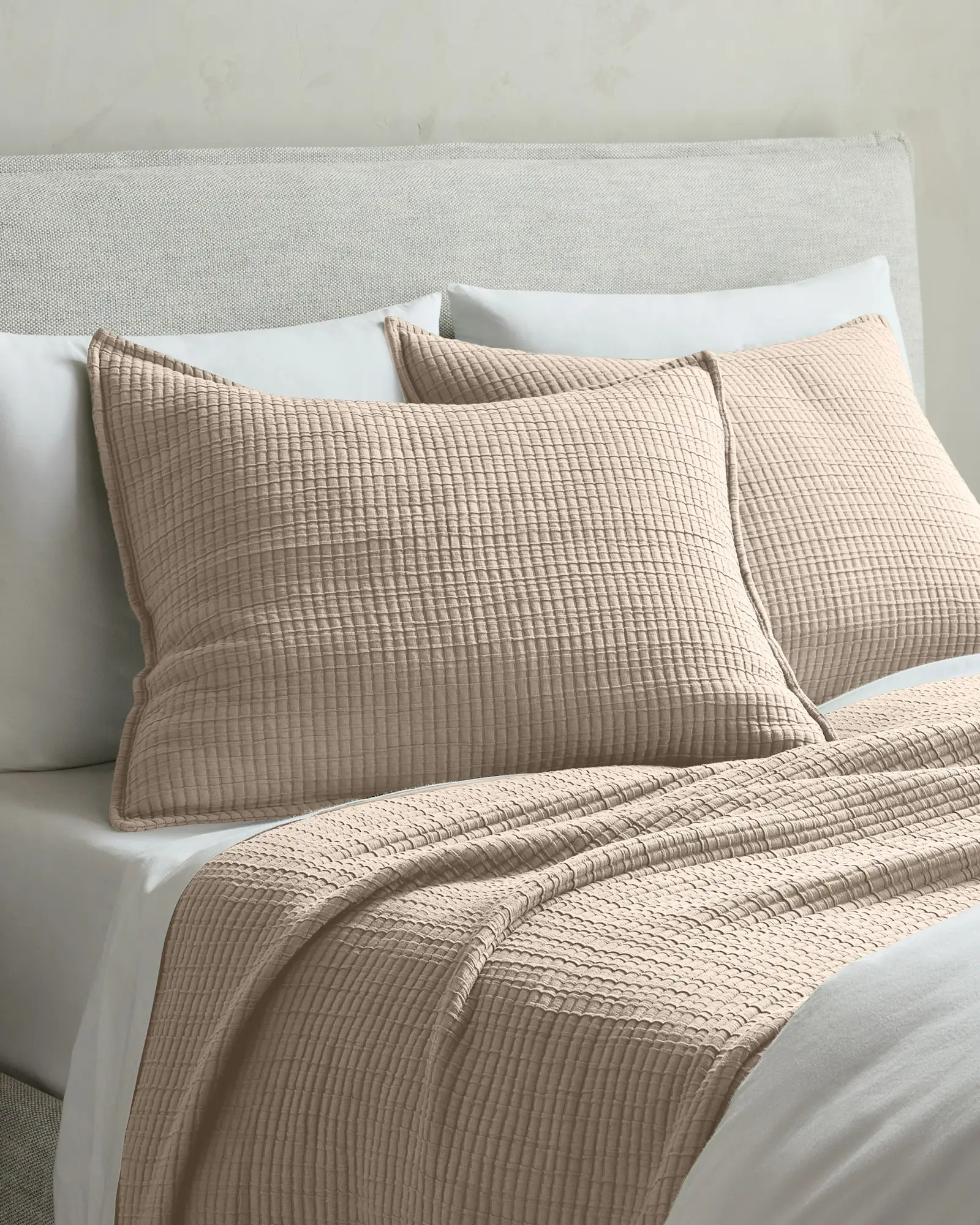 Organic Ribbed Cotton Coverlet | Quince