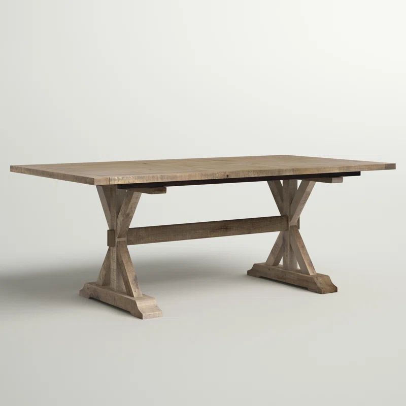 Averie Extendable Pine Solid Wood Dining Table | Wayfair North America