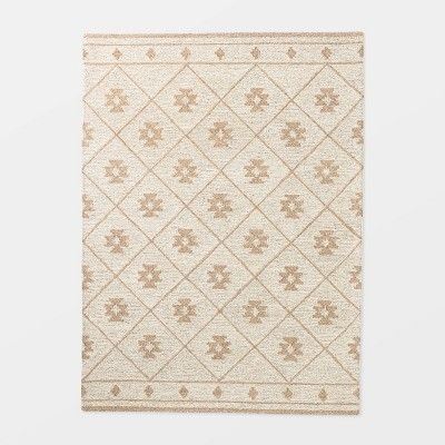 Tremonton Hand Tufted Wool Area Rug Cream - Threshold™ designed with Studio McGee | Target