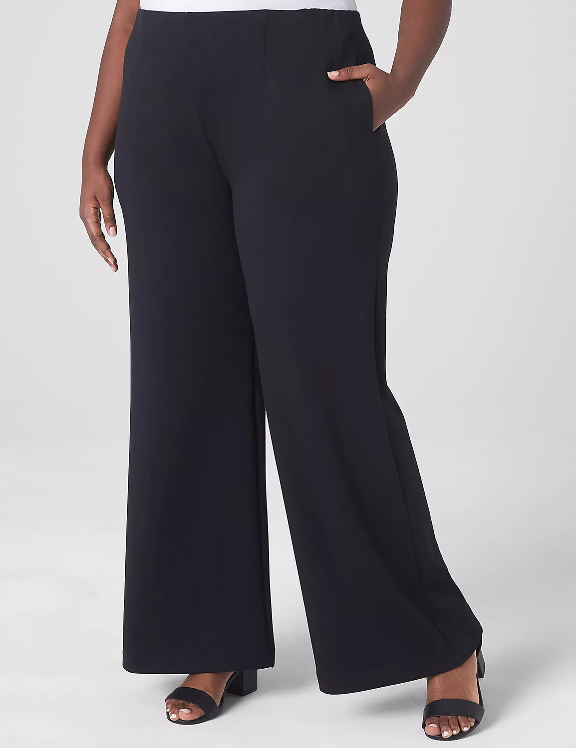 Journey Knit High-Rise Wide Leg Pant | Lane Bryant (US)
