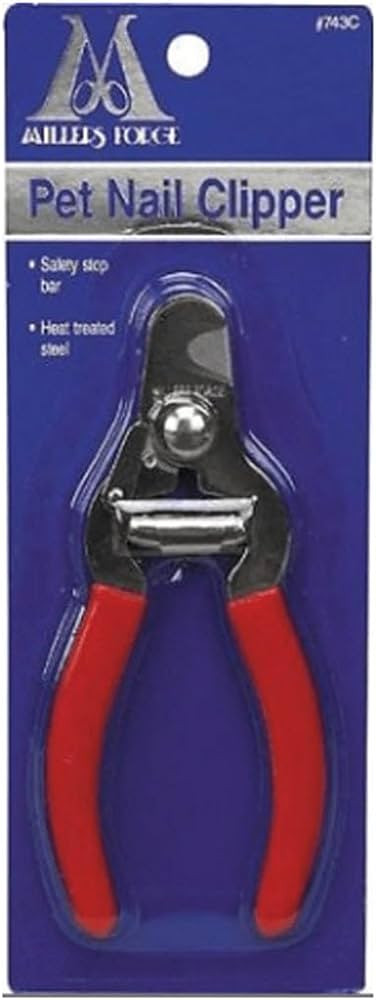 Millers Forge Steel Pet Nail Clipper 743C with Safety Stop Bar Small Medium Dog | Amazon (US)