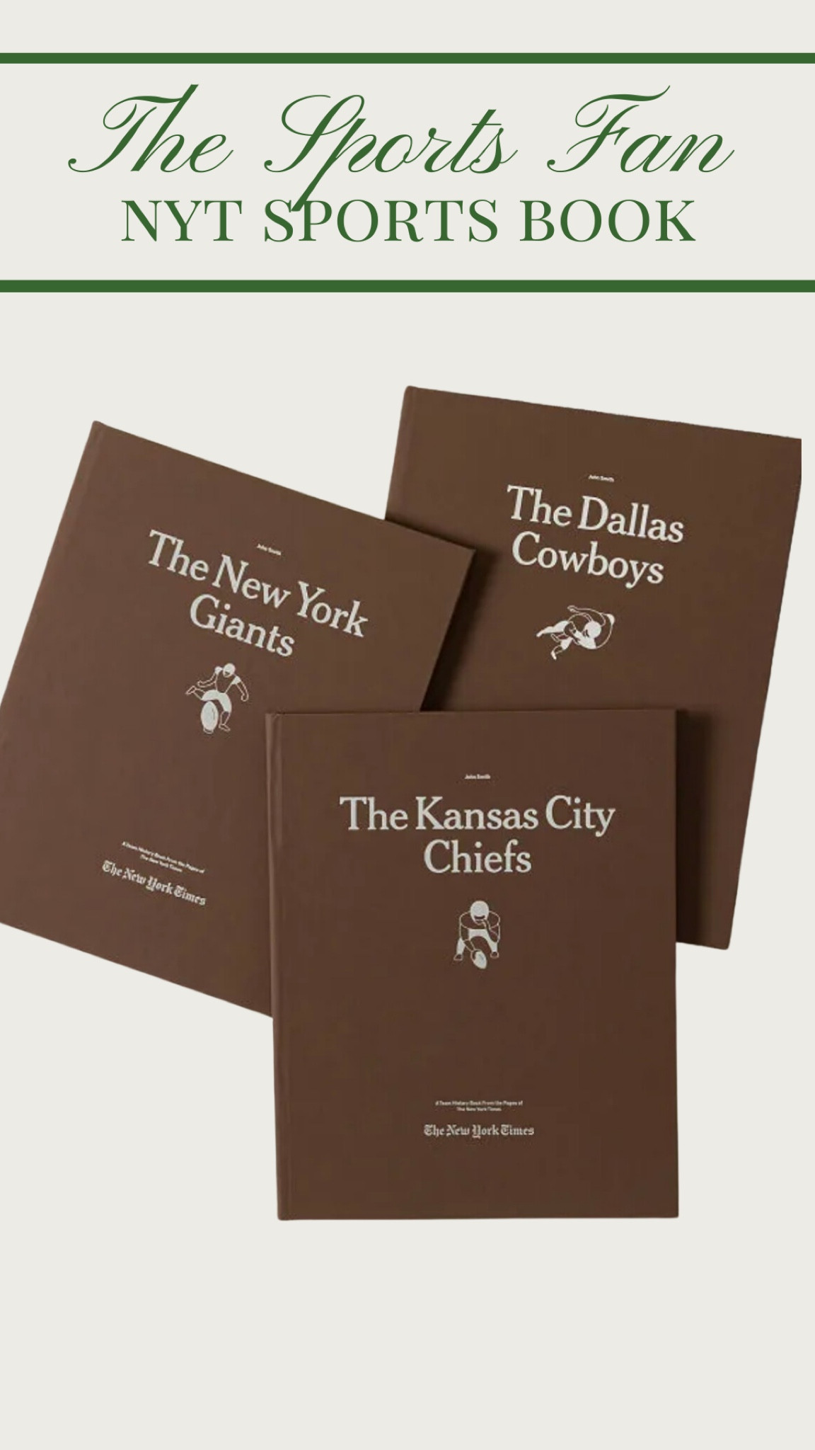 Sports Fan Gift Idea: New York Times NFL Book🌲🏈

Sports fan
Sports lover
Gift idea for the sports fan
NFL
NYT NFL Book

#LTKSeasonal #LTKGiftGuide #LTKHoliday