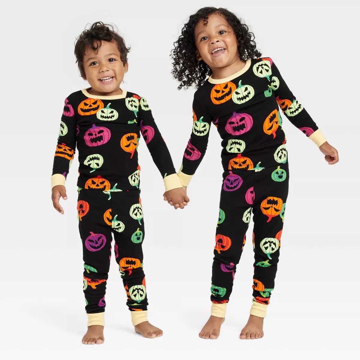 Toddler 2pc Halloween Pumpkin Snug Fit Pajama Set - Hyde & EEK! Boutique™ | Target