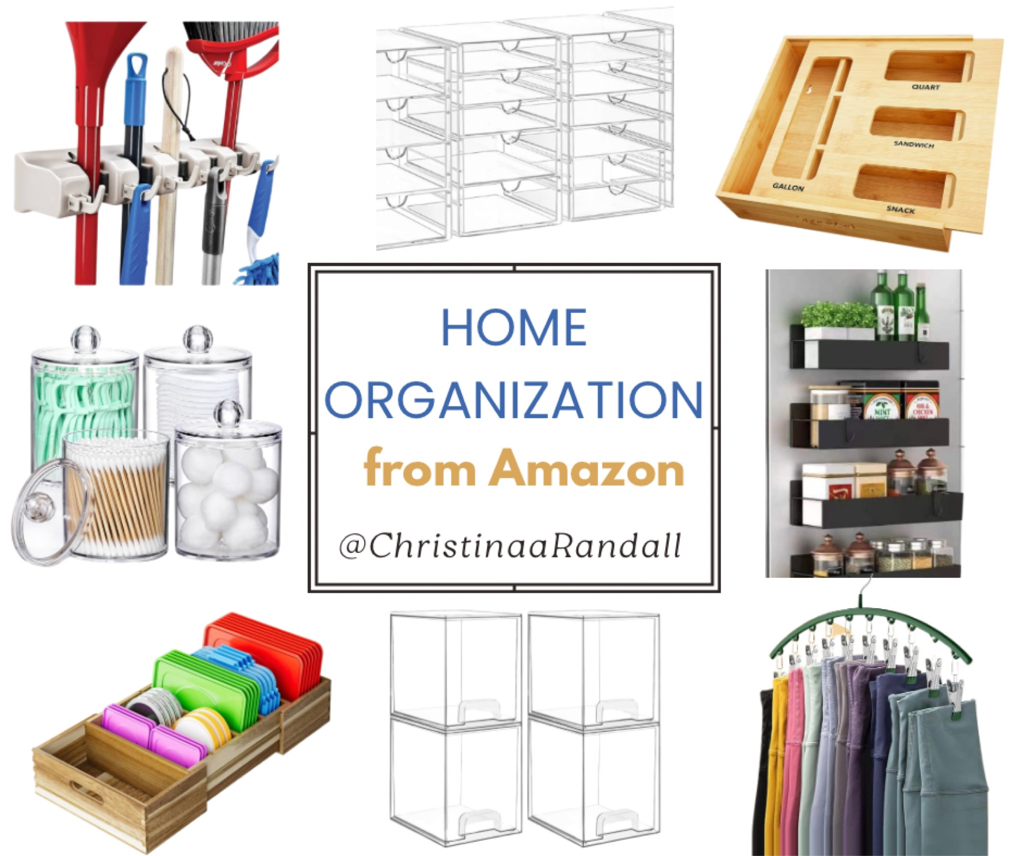 If there are areas of your home that seem to stay cluttered, maybe you just need some good organizers to make things run more smoothly! Amazon has soooo many options for each room of your home. I personally love the clear acrylic organizers because they keep things in order but still let you see what’s inside!

#LTKHome #LTKFindsUnder50 #LTKFamily