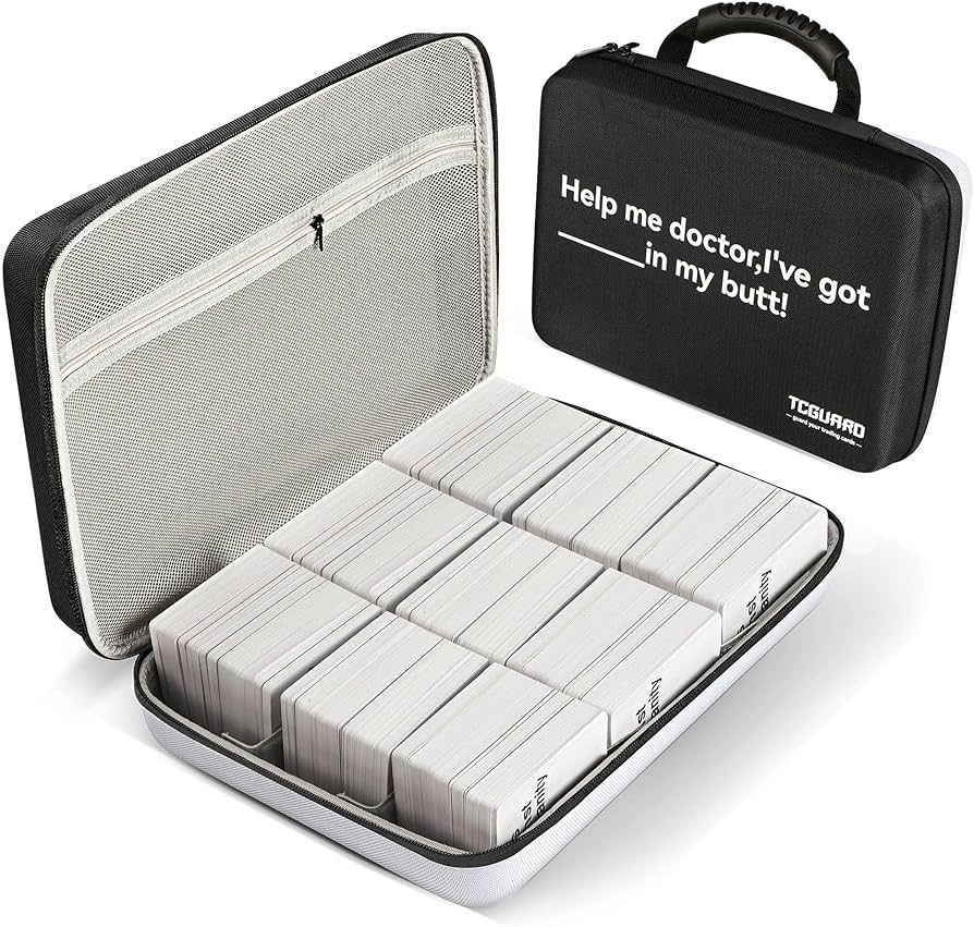 TCGUARD 2500+ Card Game Case Holder for Cards Against Humanity Games, Collectible Trading Card St... | Amazon (US)