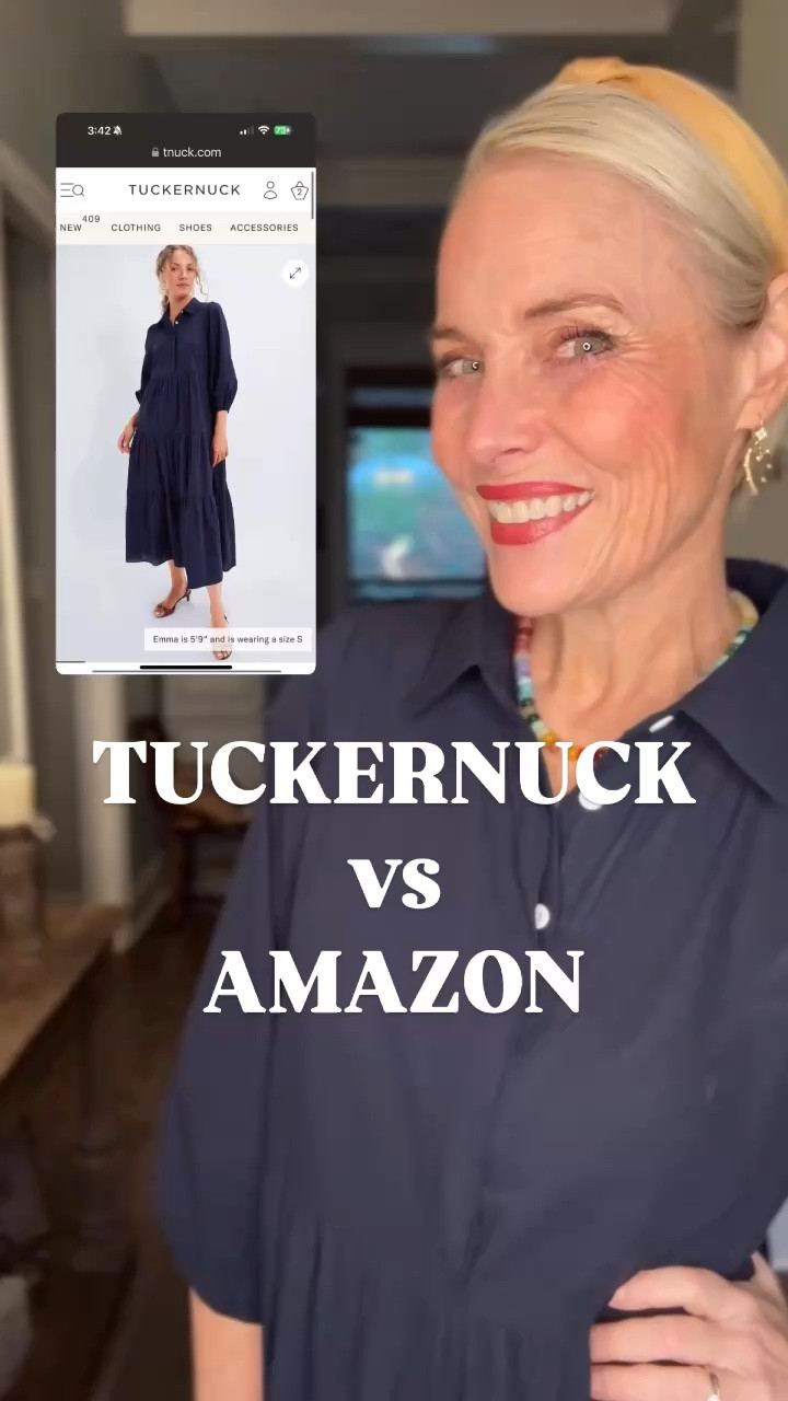 Look for Less: Tuckernuck vs. Amazon – The Mabel Dress! 

Y’all know I love a good look for less, and this week, it’s all about the Tuckernuck Mabel Dress vs. an Amazon find! I have (and love) several colors of the Tuckernuck version—it’s $148, comes in 8 colors, and is such an easy, throw-on-and-go dress. But I found an Amazon option for just $47.98, and it comes in 9 colors and sizes XS-XXL—and honestly? It’s pretty darn good!

Both have that collared neckline, puff sleeve, and tiered maxi skirt—perfect for everything from school drop-offs to dinner with friends. I love styling them with sneakers for daytime and switching to espadrilles for a dressier vibe.

So what do you think? Would you splurge or save? Drop a 💙 for Tuckernuck or a  💛 for Amazon!

#LookForLess #BudgetFriendlyFashion #TuckernuckDupe #MidlifeStyle #EasyOutfits #ClassicAndTimeless #laurenoggsgee #shopltk #ltkover50 #ltkover40 #AffordableStyle #getyourcolonoscopy #ltkwatchnow #ltkmostloved #ltkfindsunder50


#LTKWatchNow #LTKOver40 #LTKMidsize