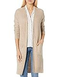 Amazon Brand - Goodthreads Women's Everyday Soft Blend Honeycomb Long Line Cardigan Sweater, Camel H | Amazon (US)