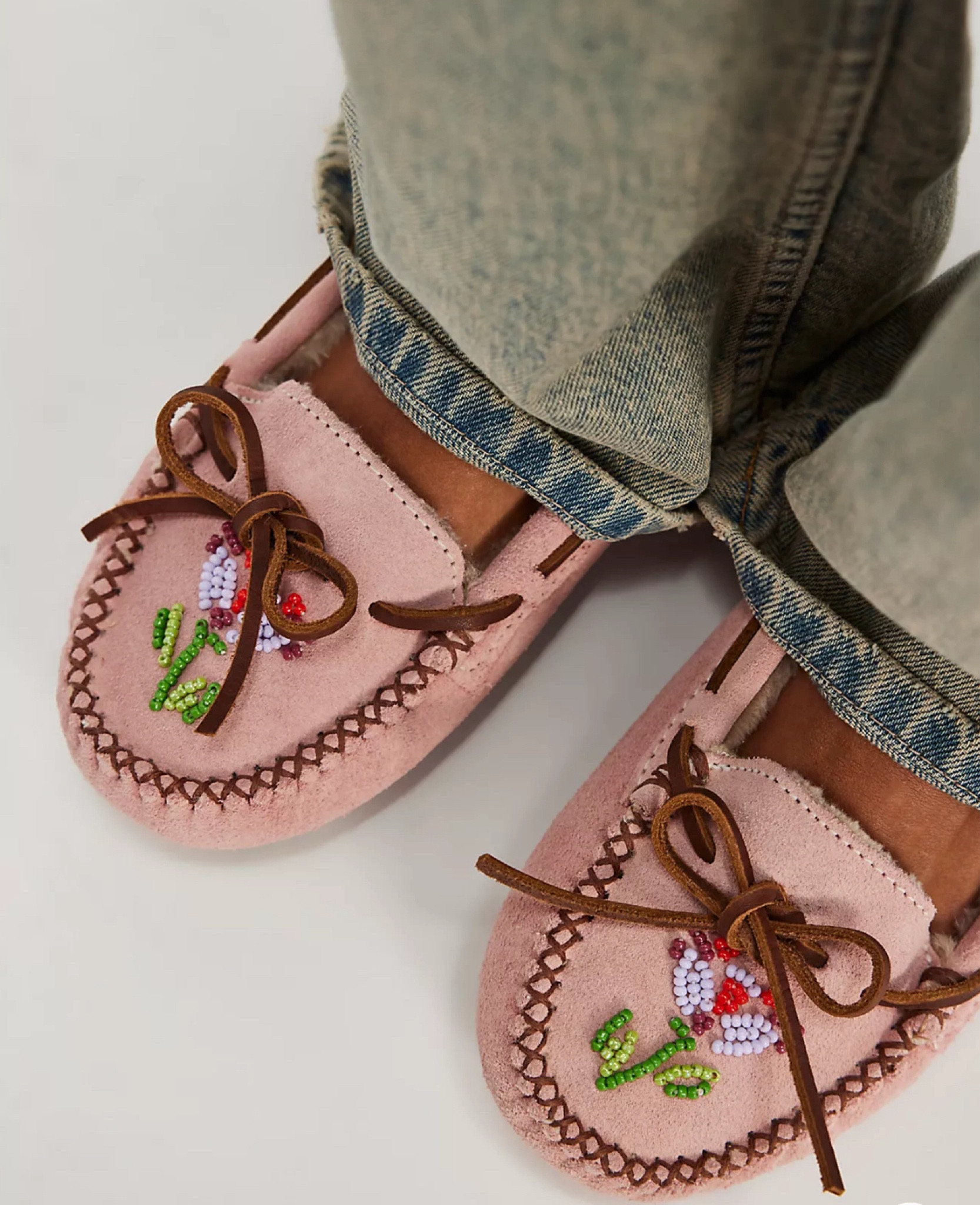 Slippers 
Moccasins 
House shoes 
Free people slippers 

#LTKShoeCrush #LTKHome #LTKStyleTip