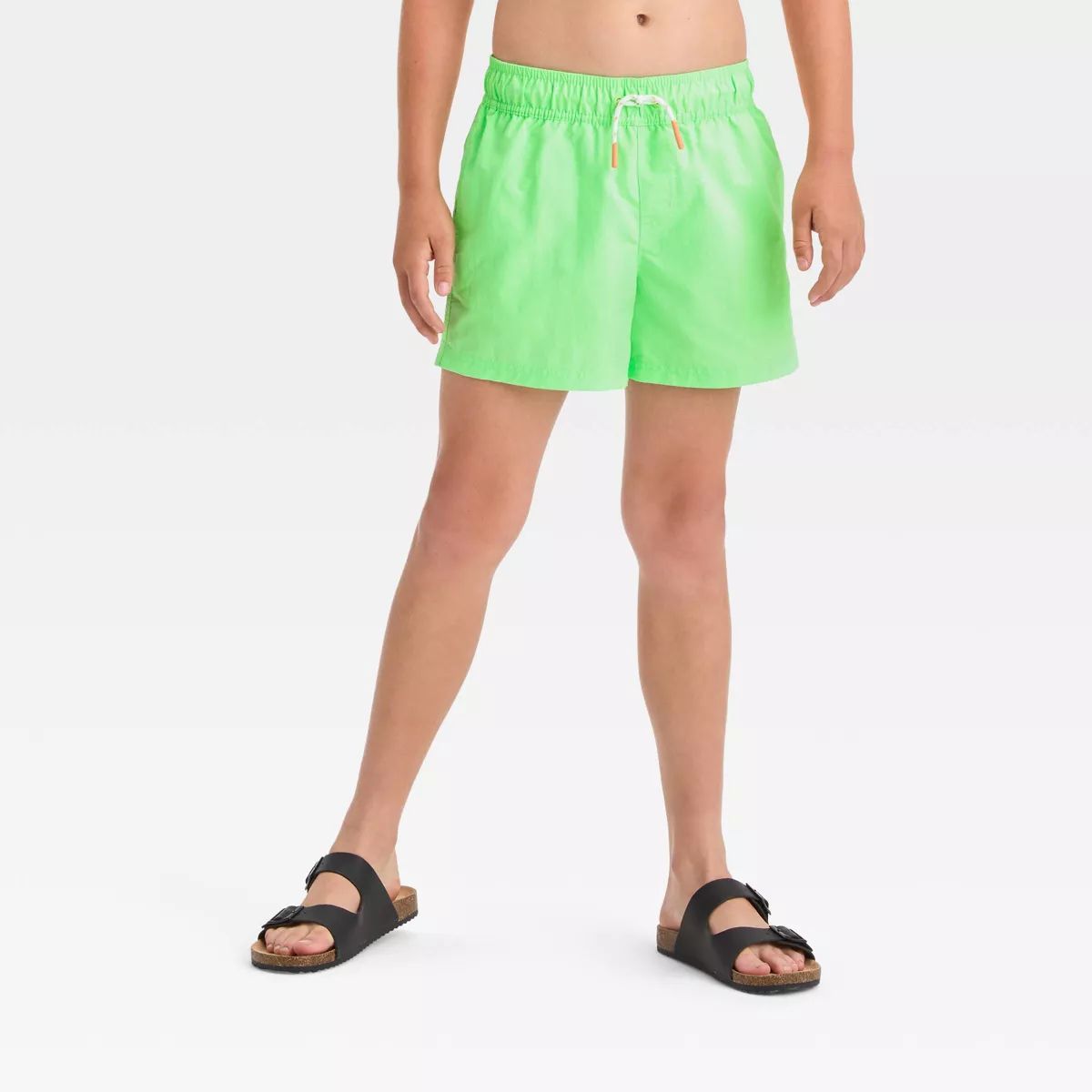 Boys' Snappy Solid Swim Shorts - art class™ Green | Target