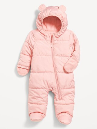Unisex Water-Resistant Frost Free Puffer Snowsuit for Baby | Old Navy (CA)