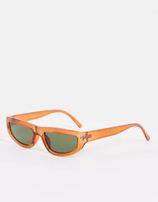 Madein orange frame sunglasses | ASOS (Global)