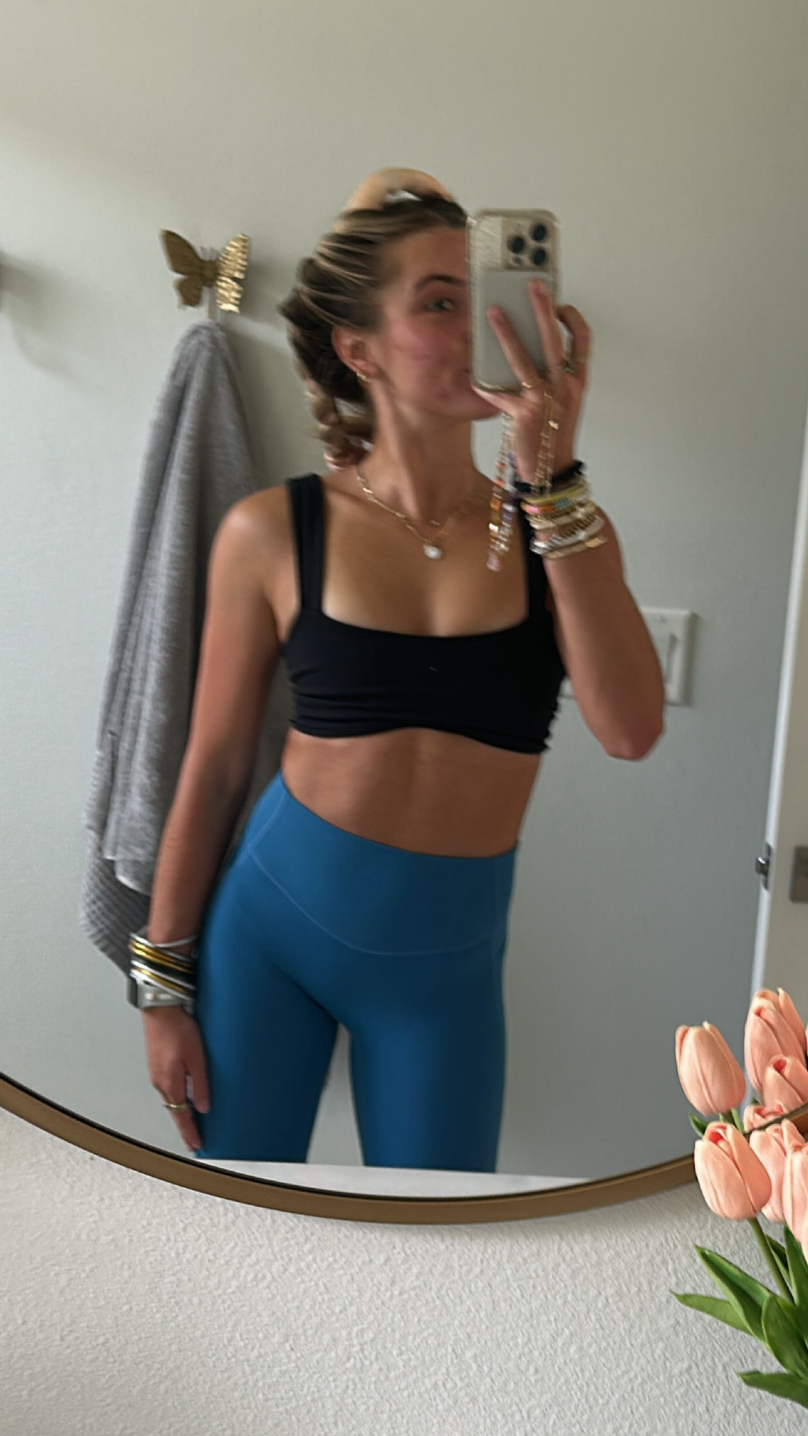 Halara SoCinched High Waisted Tummy Control Side Pocket Shaping Training UltraSculpt Leggings size XS but size up! Free people movement old sports bra. #workoutgear #workoutwear #pilates #ootd #outfit #athleticwear #athleticoutfit #bikershorts #sportsbra #pilatesoutfit #athleisure #bala #pilatesworkout #pilateslovers #pilatestiktok #balabangles Bala use code SLOANE15. 

#LTKFindsUnder50 #LTKFitness #LTKActive