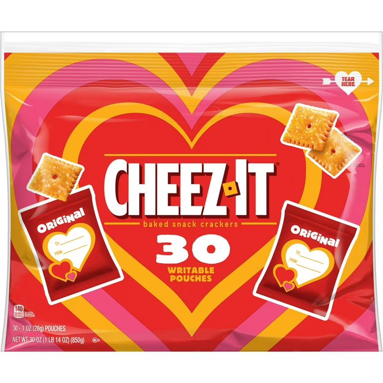 Cheez-It Original Cheese Crackers, 30 oz, 30 Count | Walmart (US)
