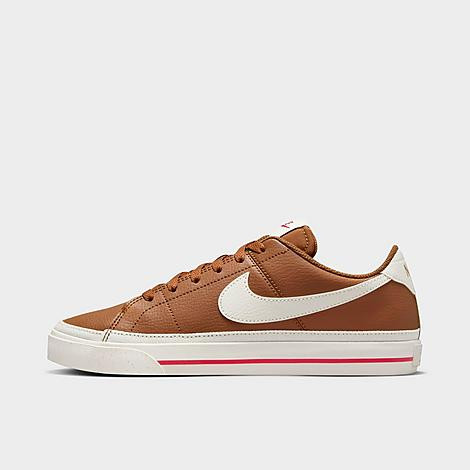 Nike Women's Court Legacy Next Nature Casual Shoes in Light British Tan/Sail/Fire Red Size: 8.0 | JD Sports (US)