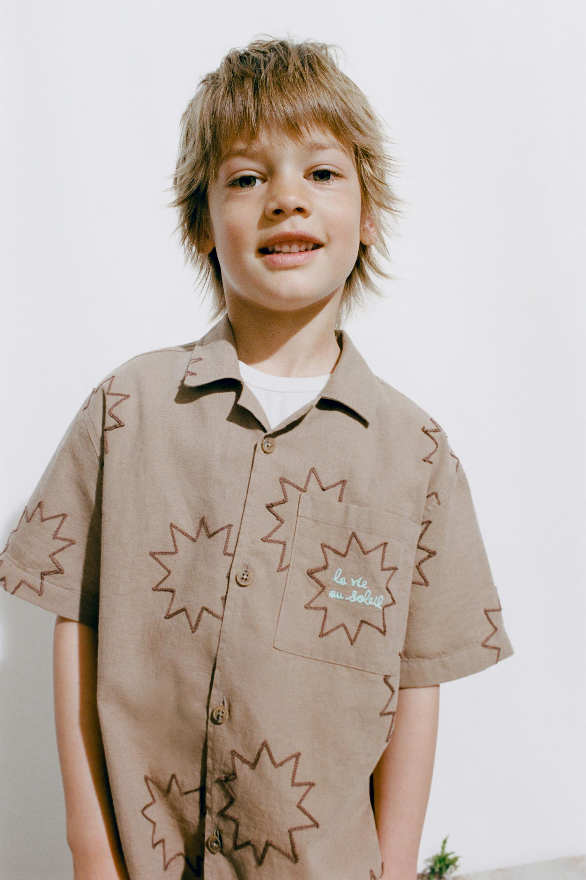 EMBROIDERED SUNS SHIRT | Zara US