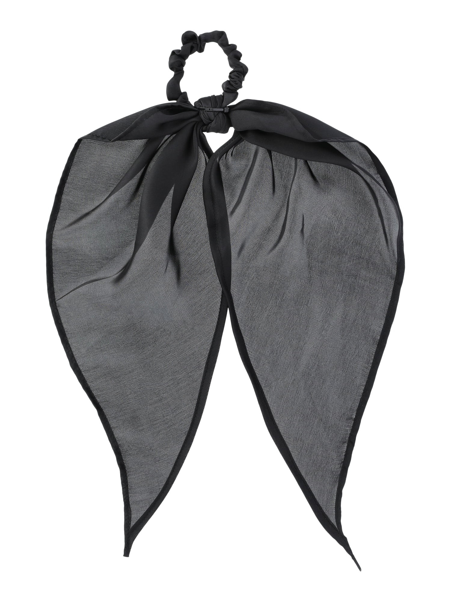 Time and Tru Women's Pony Scarf Hair Accessory, Black | Walmart (US)