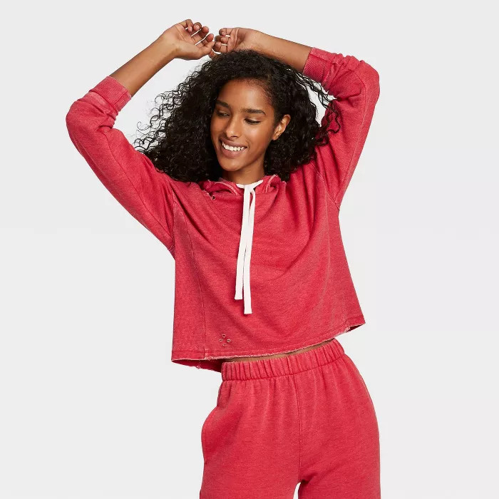 Women's Fleece Lounge Hoodie - Colsie™ | Target