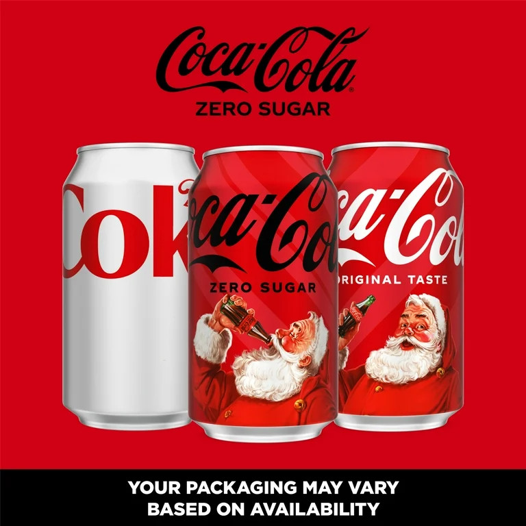 Coca-Cola Zero Sugar Sugar-Free Soda Pop Fridge Pack, 12 fl oz Cans, 12 Pack | Walmart (US)