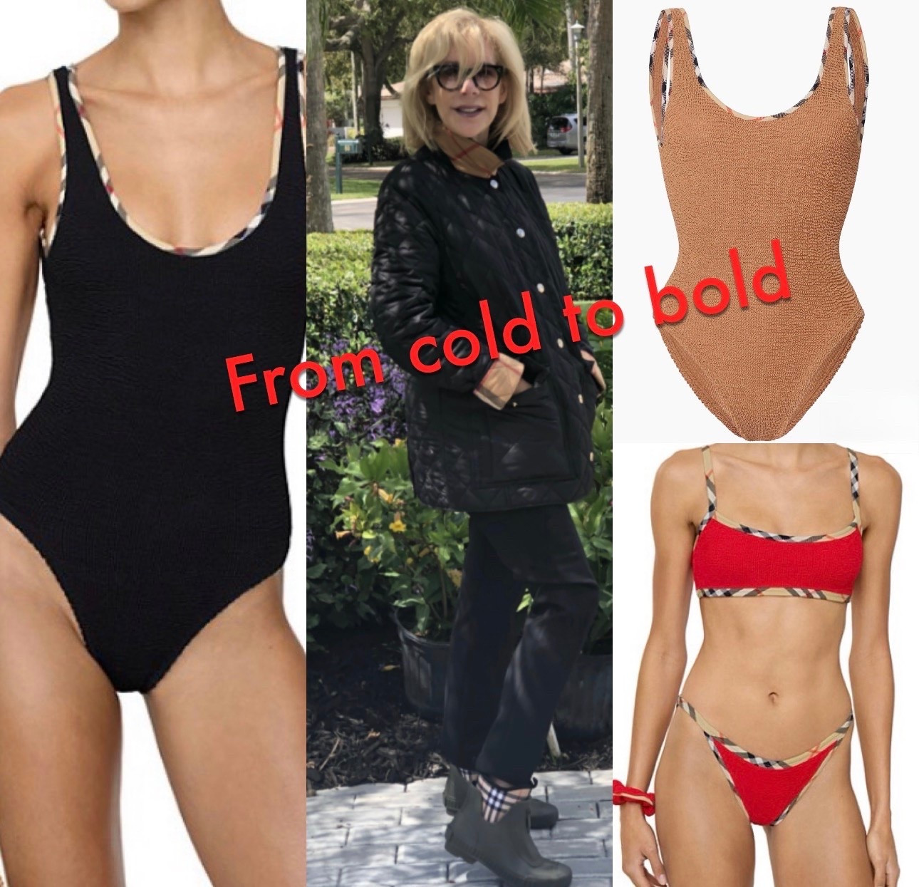One of our favorite designers incorporates iconic plaid into all pieces of clothing, such as boots, jackets, handbags, bathing suits, and more. We love that this designer continually introduces new styles to enhance your appearance. Elevate you style with this fabulous collaboration!

#LTKSeasonal #LTKSwim