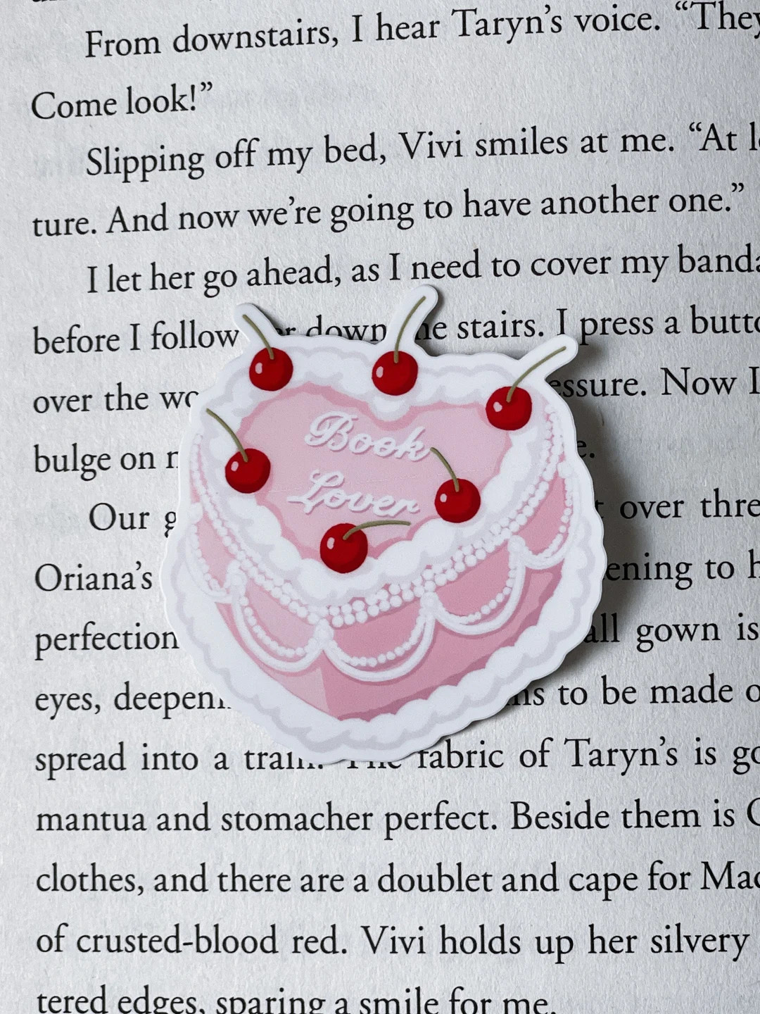 Book Lover Cake Sticker, Book Lover Merch, Kindle Sticker, Bookish Stickers, Kindle Accessory, Fa... | Etsy (US)