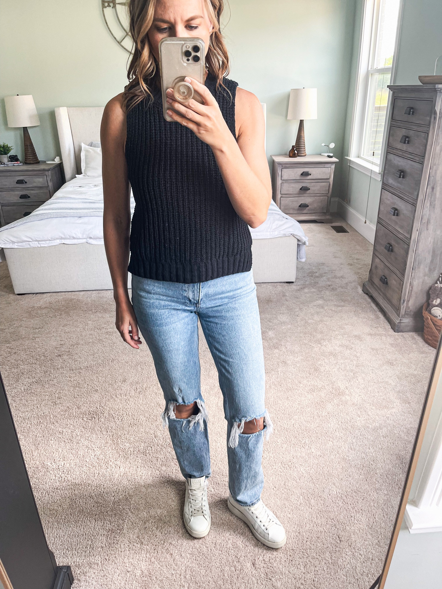 This sweater tank is the perfect transition piece for fall. Love it with jeans and skirts.

#LTKover40 #LTKSale