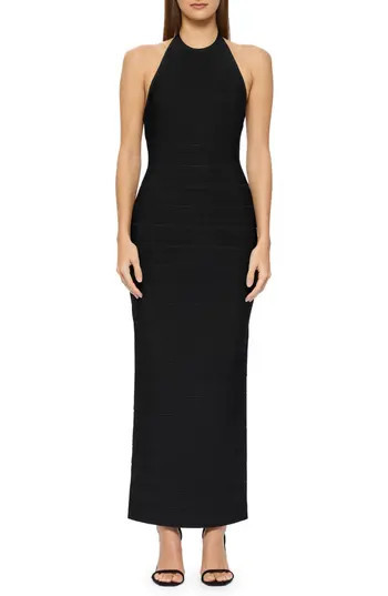 Herve Leger Bandage Gown in Black at Nordstrom Rack, Size Small | Nordstrom Rack