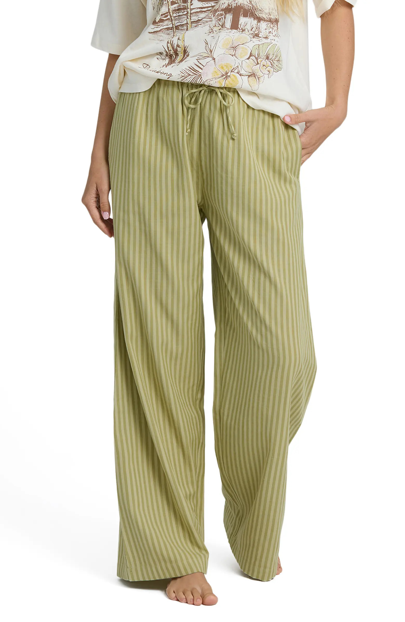 Another Wave Drawstring Cotton Blend Pant | Nordstrom