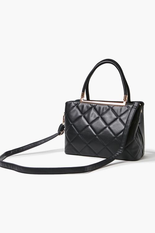 Quilted Faux Leather Satchel | Forever 21 (US)