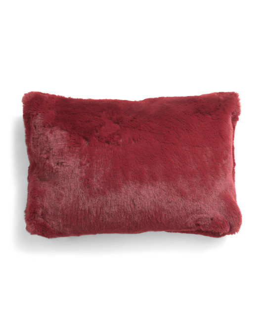 14x22 Big Rabbit Faux Fur Pillow | TJ Maxx