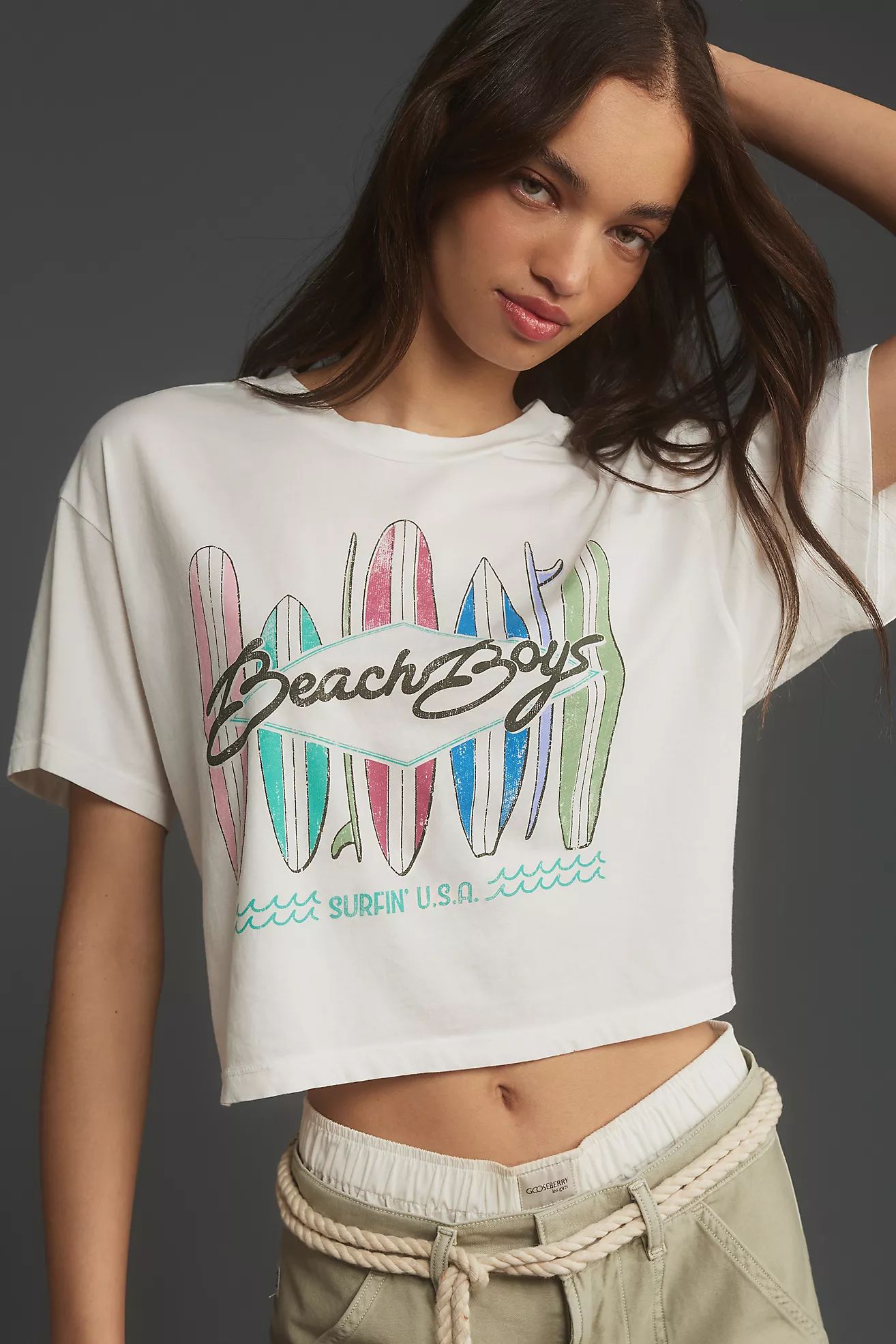 Letluv Beach Boys Boxy Graphic Tee | Anthropologie (US)