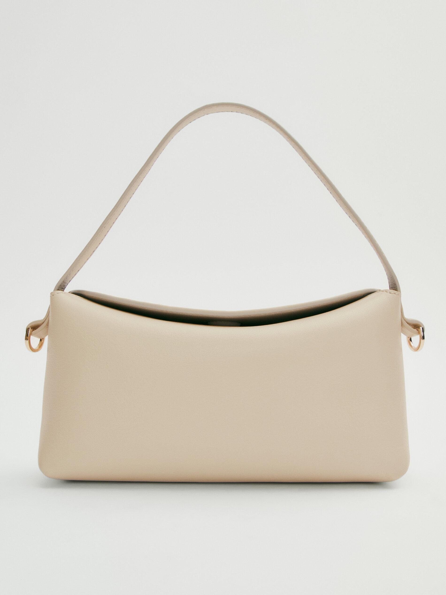 Rectangular nappa leather crossbody bag | Massimo Dutti US