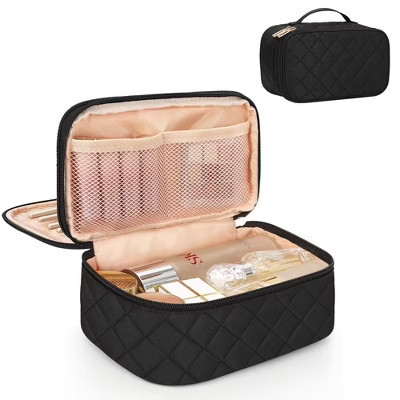 Generic Makeup Bag, Travel Cosmetic Bag, 2 Layers Waterproof Makeup Organizer Storage | Target