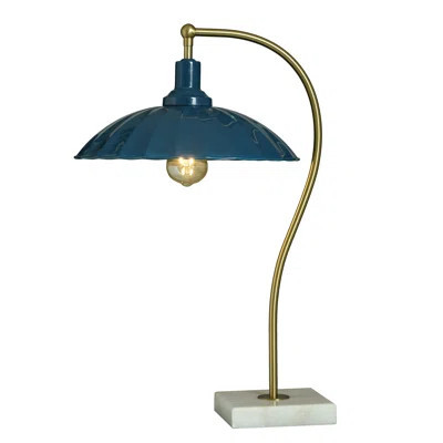 Tamara Day for Stylecraft Penelope Table Lamp - Polished Brass & Marble | Wayfair North America