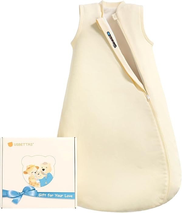 Baby Sleep Sack 6-12 Months, 1.0 Tog Supersoft Thermostatic Cotton Toddler Sleeping Sack for Babi... | Amazon (US)
