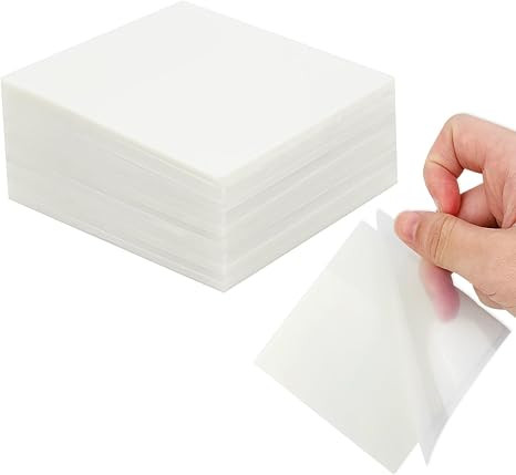 6Pack Transparent Sticky Notes, Clear, 3’’ x 3’’ Translucent, Waterproof See Through, 300... | Amazon (US)