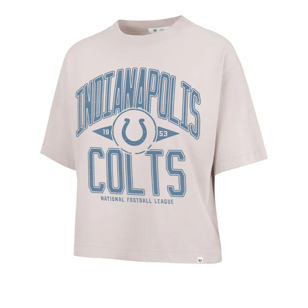 INDIANAPOLIS COLTS WINDTHROW '47 RAVINE CROP TEE WOMENS | '47Brand