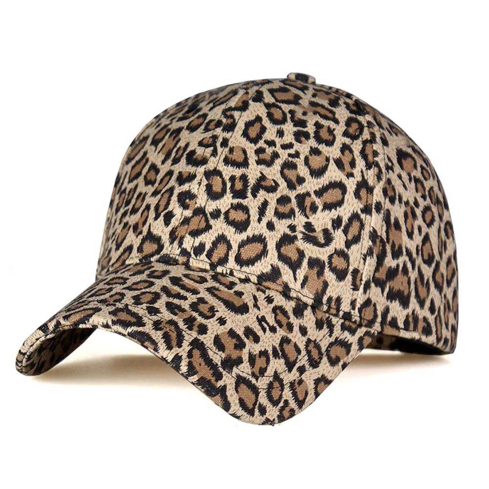 KABOER Women Leopard Print Adjustable Baseball Cap Summer Casual Snapback Hats Sun Hats | Walmart (US)