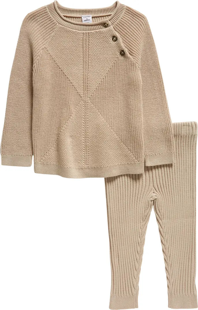 Essential Cotton Sweater & Knit Leggings Set | Nordstrom